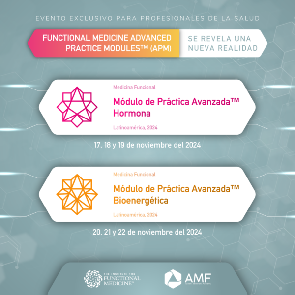 PRESENCIAL Módulo de Práctica Avanzada Hormona + Módulo de Práctica Avanzada Bioenergética APM 2024